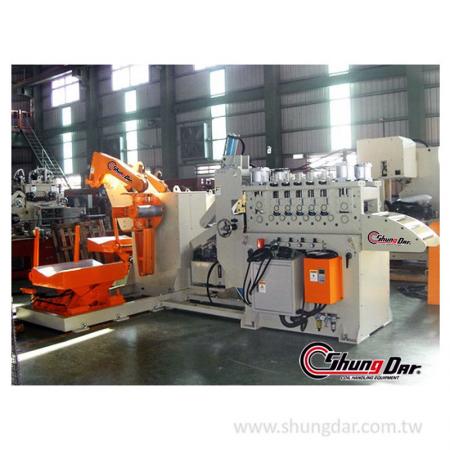 2 trong 1 Uncoiler & Straightener dày (2.0 - 8.0mm) - Shung Dar - 2 trong 1 Uncoiler & Straightener LVJ